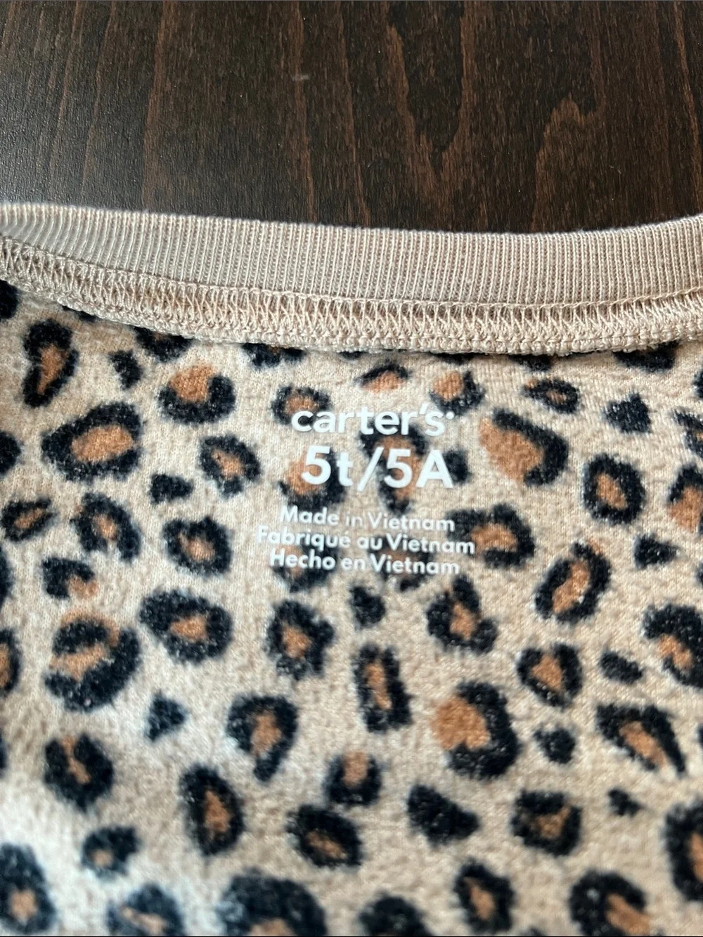 Carter's  Leopard Print Sleep Sack with Kitty Applique